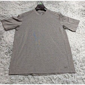 REI Activewear Shirt Adult Size Large Gray Hiking‎ Outdoors Stretch Mens Tshirt